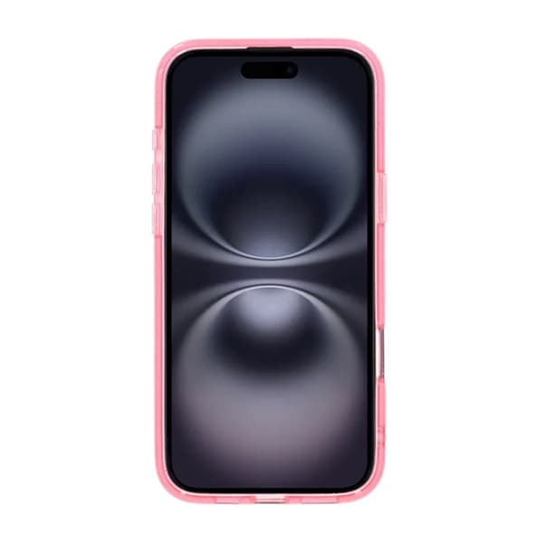 iPhone 16 Pro Max Rvelon Mobilskal TPU med MagSafe - Glitter Rosa