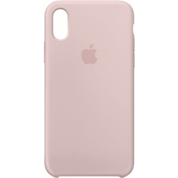 Apple iphone X Silicone Case - Pink Sand