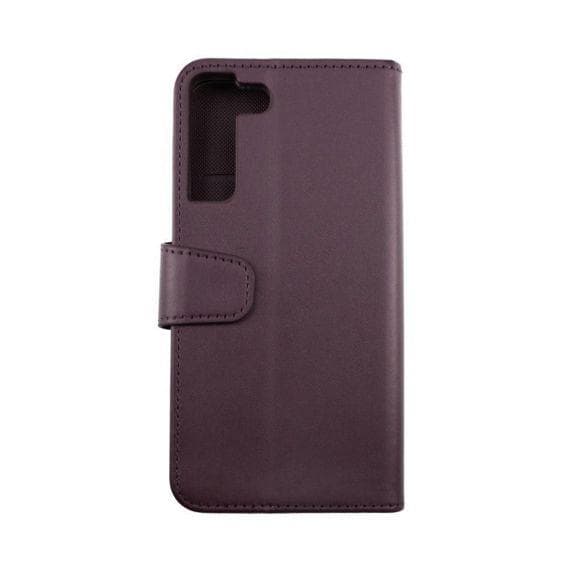 RV Plånboksfodral - Samsung S22 - Extra Kortfack och Stativ - Mörklila