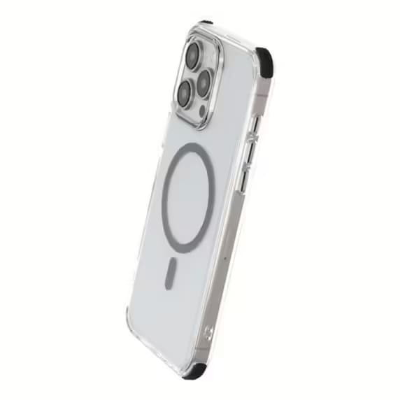 Rvelon Four-corner anti-falling magnetic suction Case For iPhone 15 Pro Black