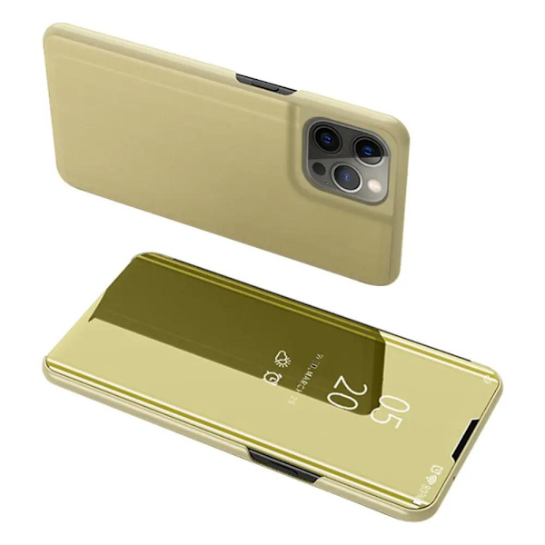 IPhone 13 Pro Max flipfodral - Guldfärgat