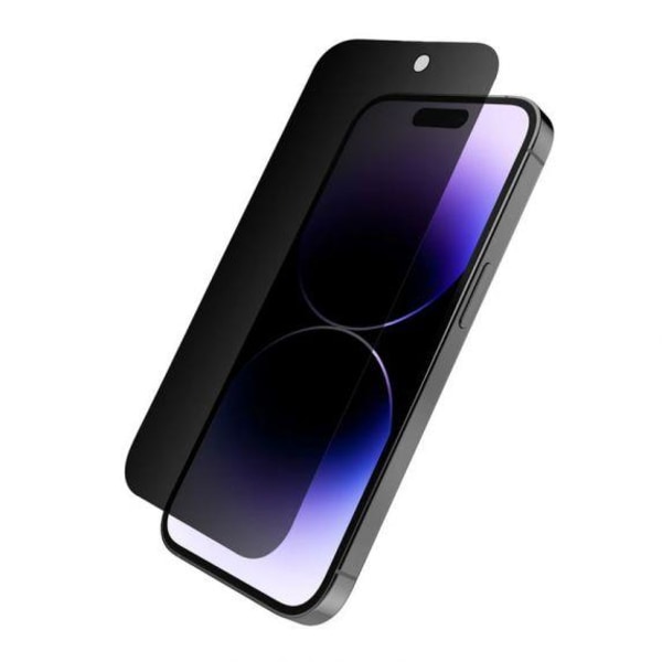 Skärmskydd iPhone 15 Pro - Privacy 3D Härdat Glas