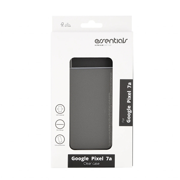 Google Pixel 7a TPU back cover, transparent