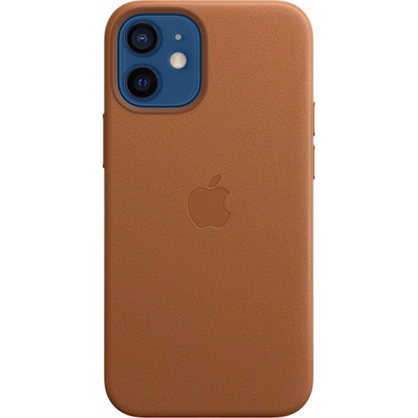 iPhone 12 mini läderfodral med MagSafe (saddle brown)