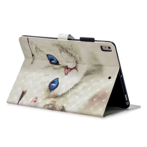 Fodral för iPad 9.7" 2017, iPad 9.7" 2018 & iPad Air - White Cat