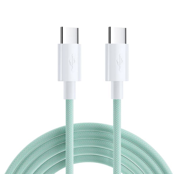 SiGN Boost USB-C till USB-C Kabel, 60W, 2m - Grön