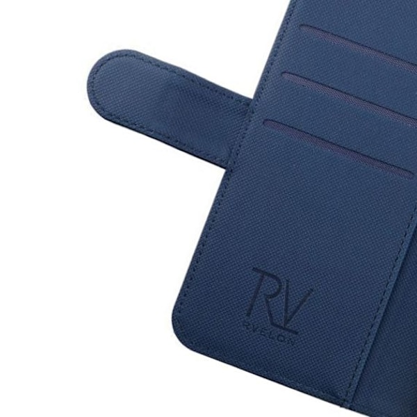 iPhone 12/12 Pro Plånboksfodral Magnet Rvelon - Blå