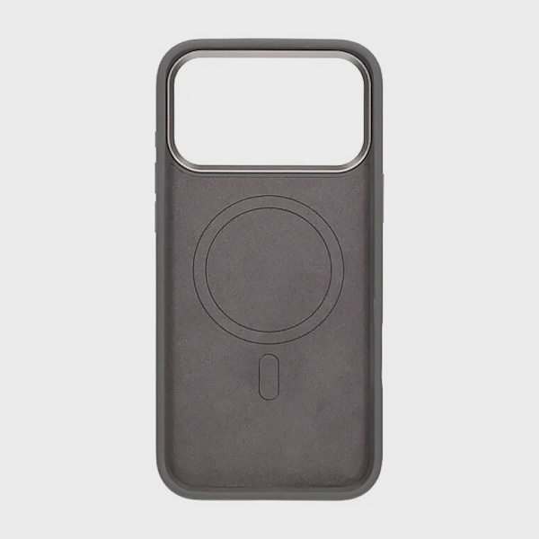 Mörkgrå Silikonskal med Magsafe för iPhone 17 Pro Max