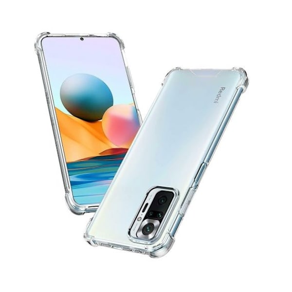 Stöttåligt Skal Xiaomi Redmi Note 10 Pro - Transparent