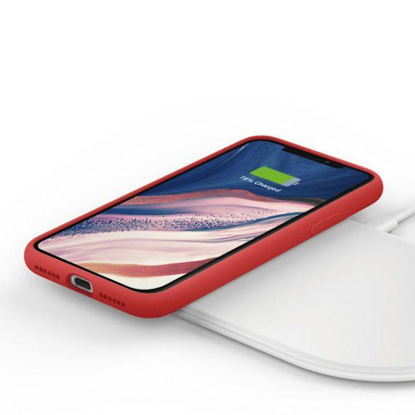Silicon Case Red For iPhone 11