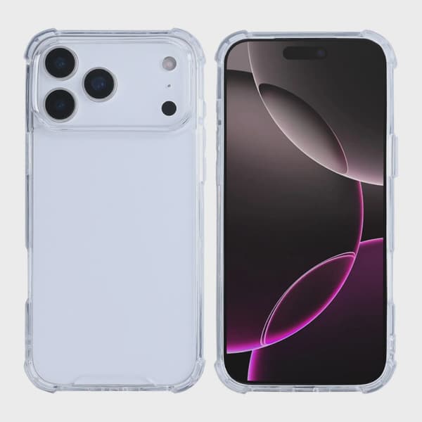 Stöttåligt Mobilskal till iPhone 17 Pro - Transparent