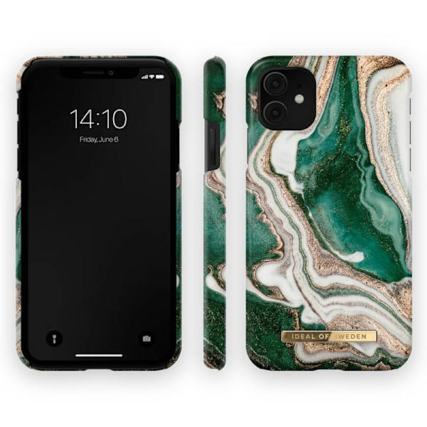 iDeal Of Sweden Fashion Skal för iPhone 11 & XR - Golden Jade Ma