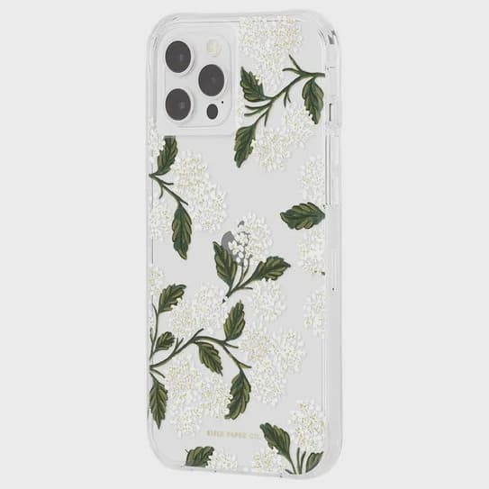 Case-Mate Rifle Paper Case iPhone 12/12 Pro – Hydrangea White