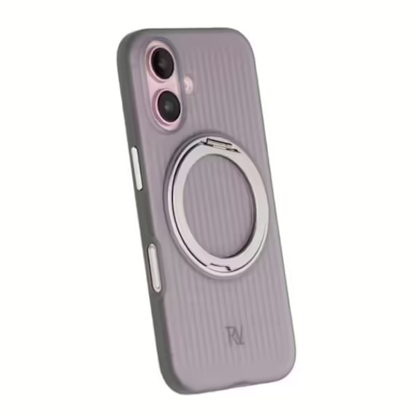 Rvelon 360 roterande mobilfodral för iPhone 16 Grå