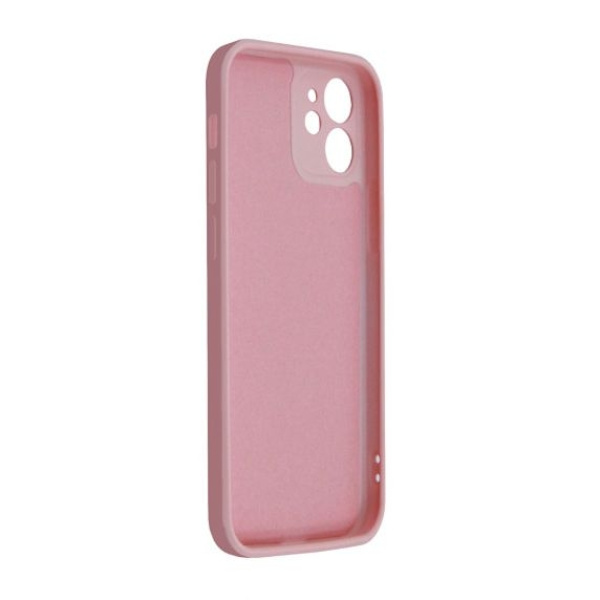 iPhone 12 Mini Soft Silicone Case Pink with Camera Cover High Quality
