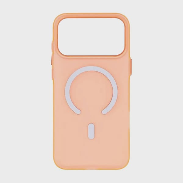 Magsafe-skal iPhone 17 Pro Max, Kameraskydd - Frostat Orange