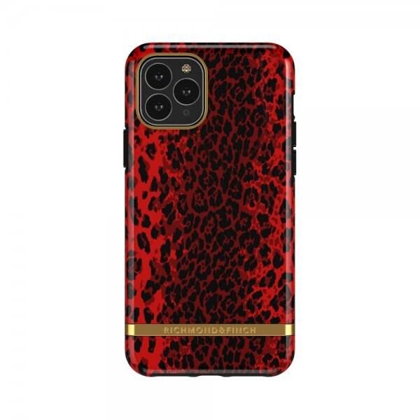 Richmond & Finch Skal för iPhone 11 Pro - Red Leopard