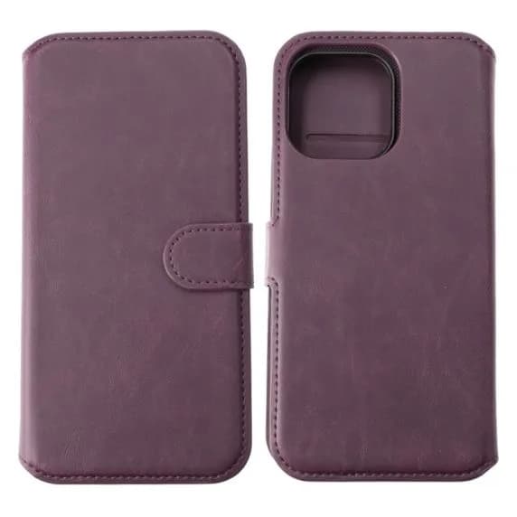 iPhone 15 Pro Max Plånboksfodral Magnet Rvelon - Lila