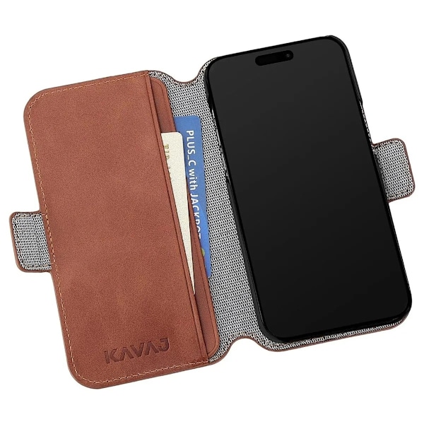 KAVAJ iPhone 15 Fodral Phoenix Brun