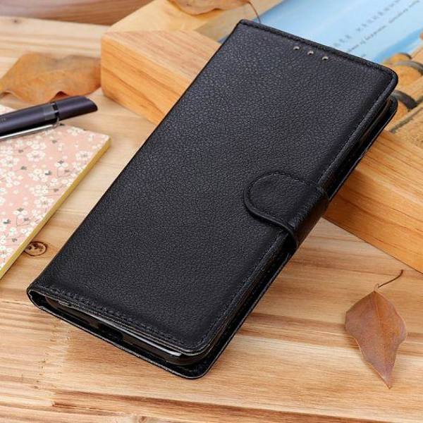 Flip Stand Leather Wallet Case For Xiaomi Mi 11 Black