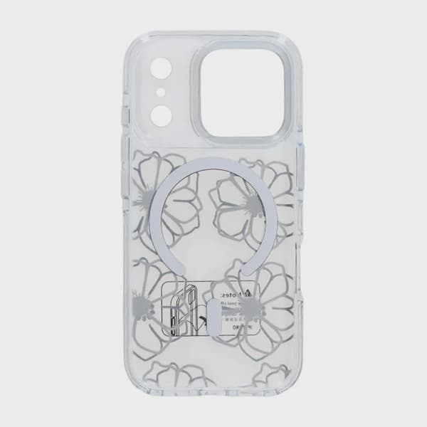 Mobilskal Magsafe till iPhone 17 Pro - Transparent med blommor