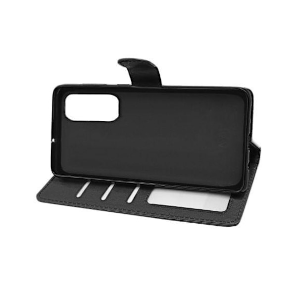 Flip Stand Leather Wallet Case For Samsung Galaxy S20 Plus Black