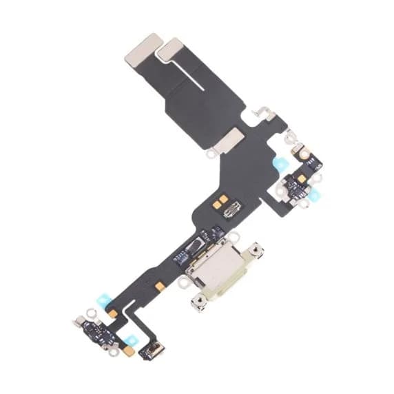 iPhone 15 Laddkontakt med Flexkabel - Gul
