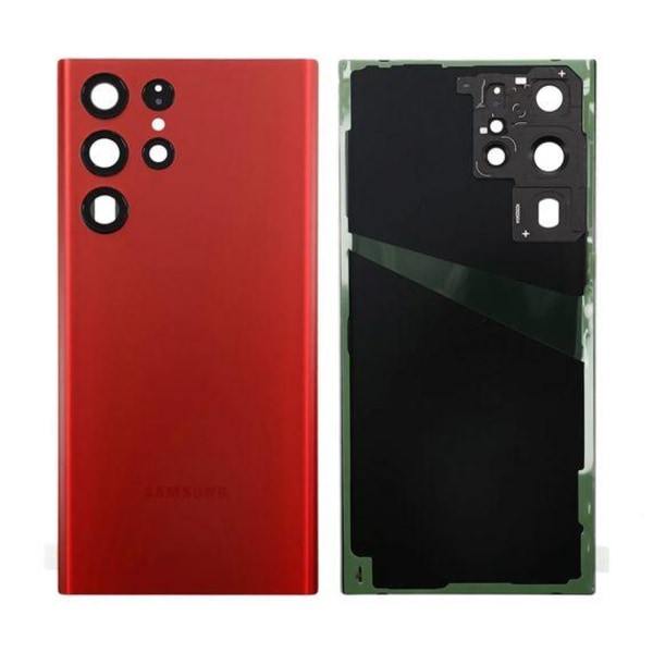 Samsung Galaxy S22 Ultra Baksida med Batterilucka - Röd