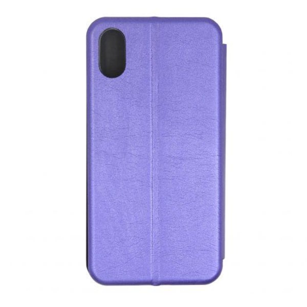 Flip Stand PU Leather Case For iPhone X/XS Blue