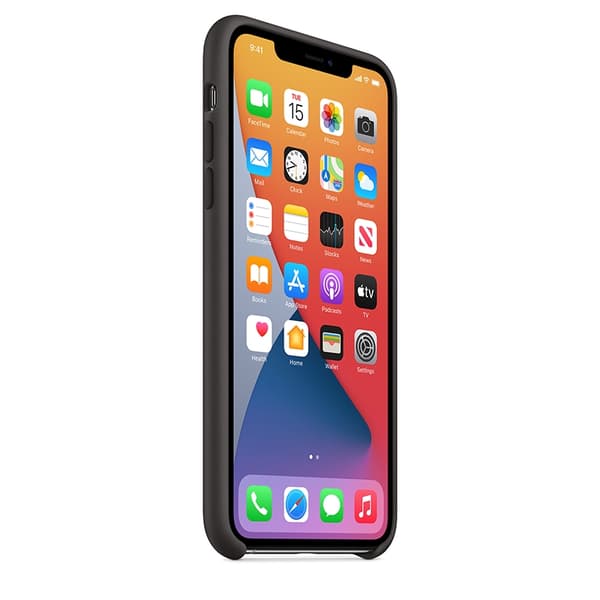 Apple Silicone Case för iPhone 11 Pro Max – Svart