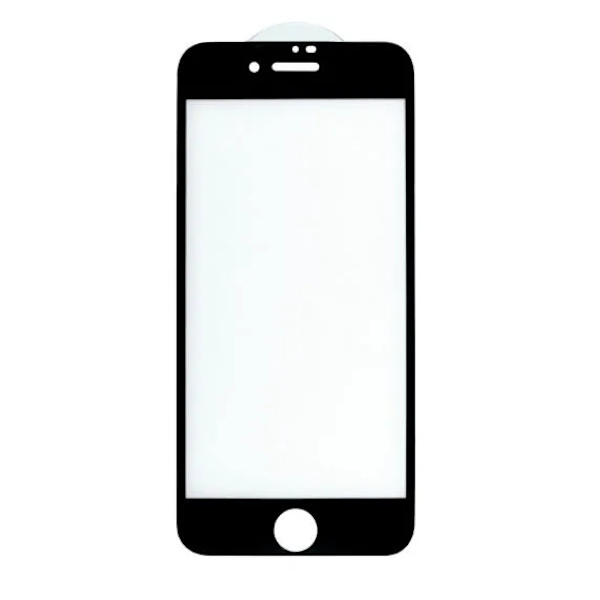 Skärmskydd iPhone 7/8/SE (2020/2022) - 3D Härdat Glas Svart (5-p