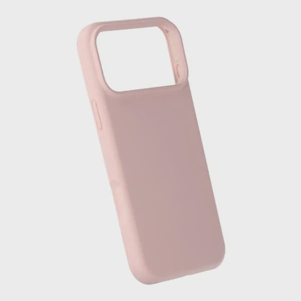 Mjukt Silikonskal för iPhone 17 Pro Max - Sandrosa