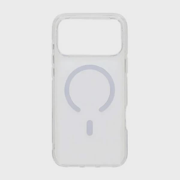 MagSafe-skal för iPhone 17 Pro Max - Vitt Transparent