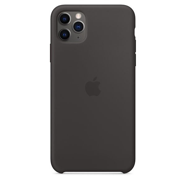 Apple Silicone Case för iPhone 11 Pro Max - Svart