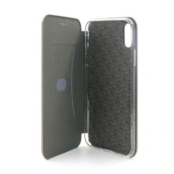 Flip Stand PU Leather Case For iPhone X/XS Silver