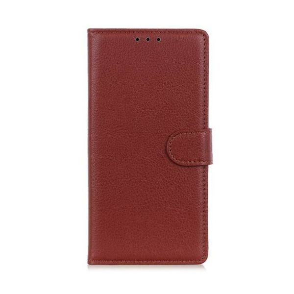 Flip Stand Leather Wallet Case For Xiaomi Mi 11 Brown