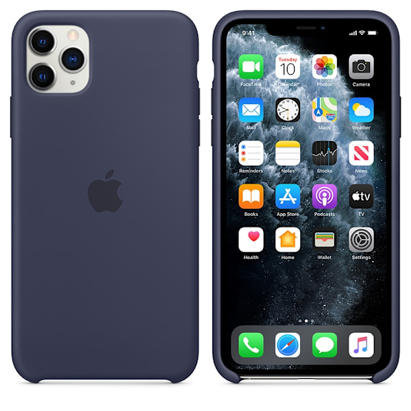 Apple Silicone Case för iPhone 11 Pro Max - Midnight Blue