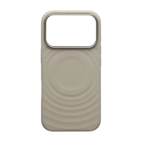 Mobilskal Silikon med Magsafe för iPhone 17 Pro - Beige