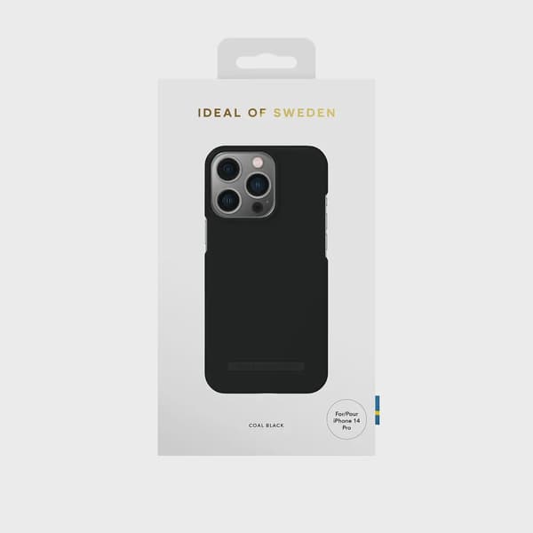 iDeal Seamless Case iPhone 14 Pro – Coal Black