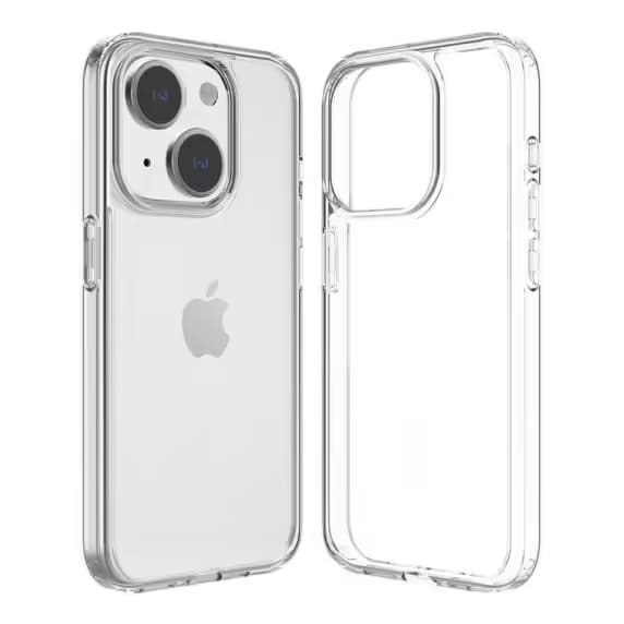 iPhone 15 Plus Stöttåligt Skal Rvelon - Transparent
