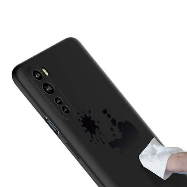 Mobilskal Silikon OnePlus Nord Färg Svart
