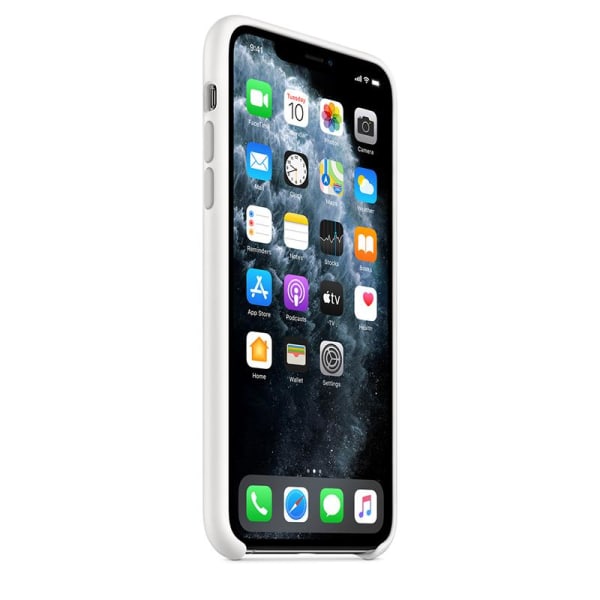 Apple Silicone Case för iPhone 11 Pro Max - Vit