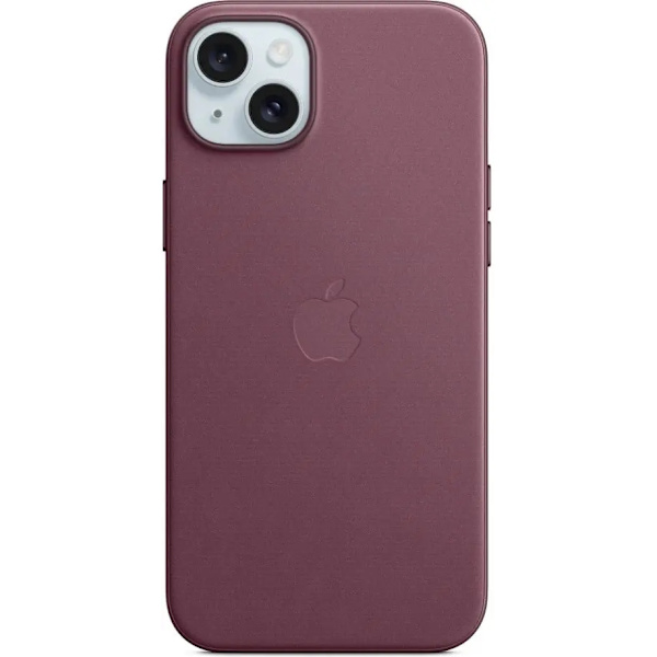 Apple iPhone 15 Plus FineWoven fodral med MagSafe, Röd