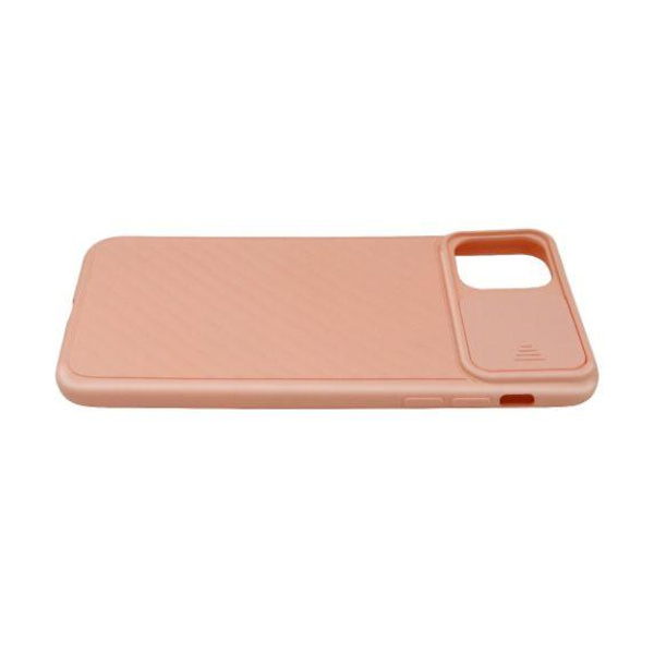 iPhone 11 Pro Soft Silicone Slide Camera Case Protection Shockproof Case Premium Quality Pink