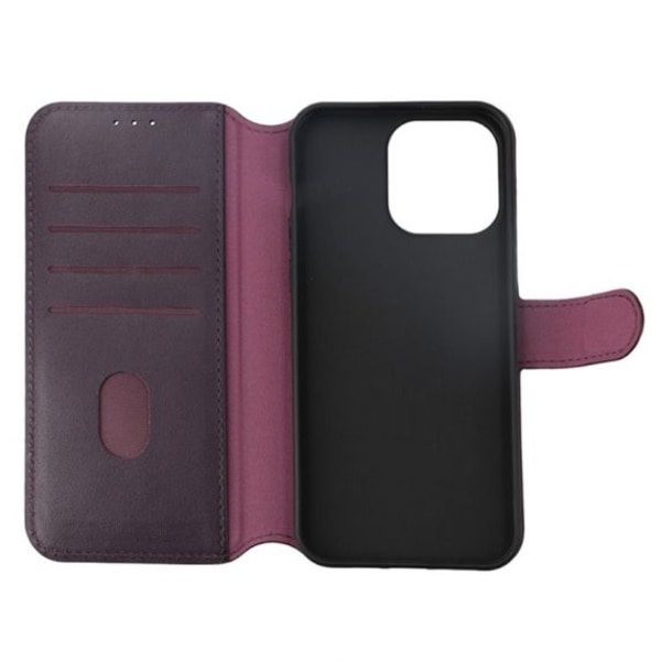 iPhone 15 Pro Max Plånboksfodral Läder Rvelon - Lila