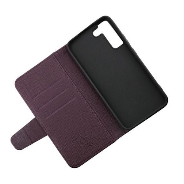 RV Magnetiskt Plånboksfodral - Samsung S22 Plus - Mörklila