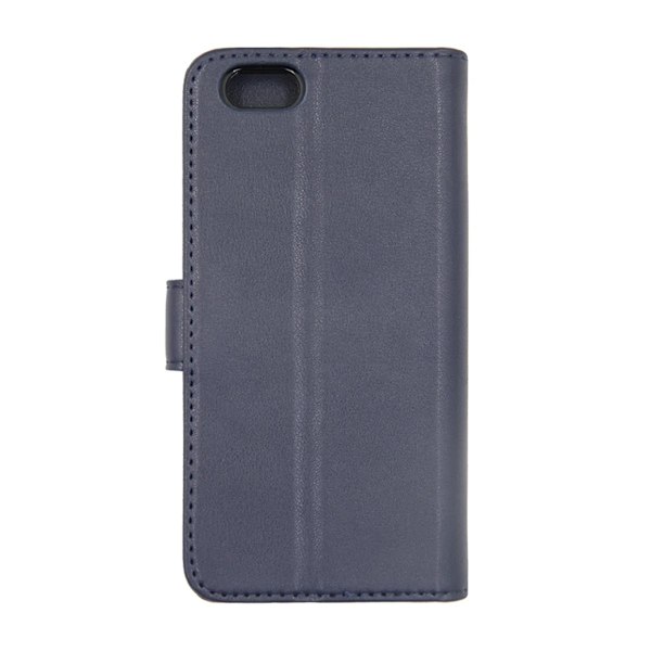 iPhone 6/6S Plånboksfodral Läder med Stativ - Mörkblå