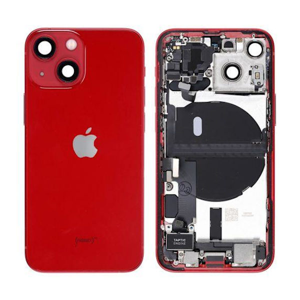 iPhone 13 Mini Baksida/Komplett Ram - Röd