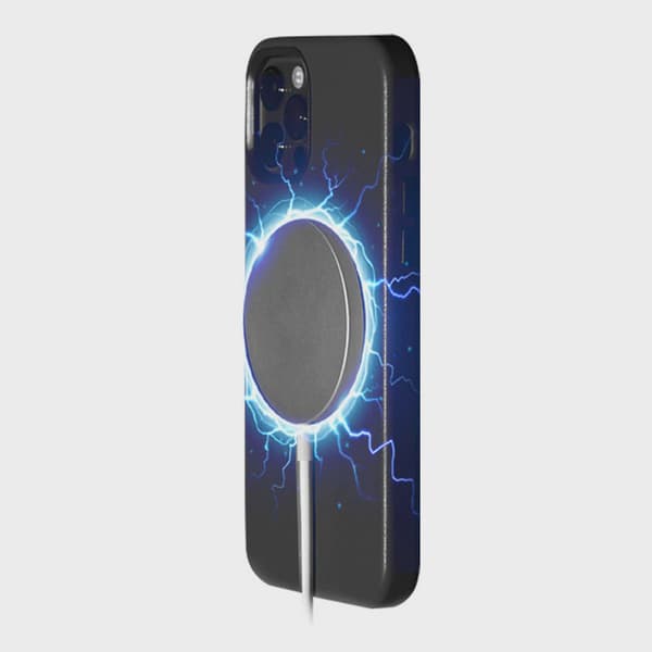 iPhone 13 Pro SKYMAG Cover Leather Look, Black