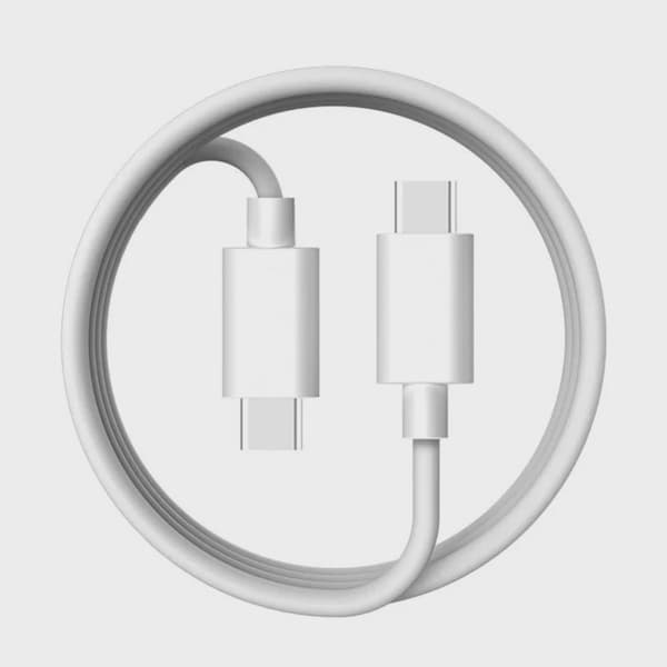 Thunderbolt 3 USB-C kabel Vit - 2m